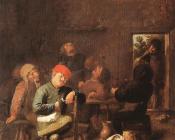 阿德里安布鲁维尔 - Peasants Smoking And Drinking
